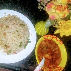 A picture of Chicken manchorin.