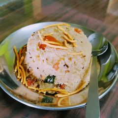 A picture of Tomato, Onions Rava Upma.