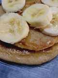 Panqueque de avena y banana sin huevo