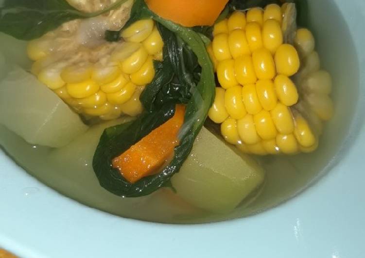 Resep Sayur bening cemplung segar 🥣 yang Enak Banget