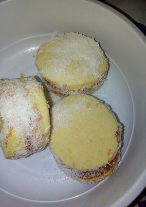 Una foto de Alfajor