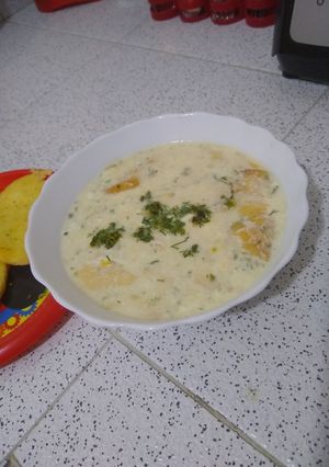 Una foto de Caldo de huevo