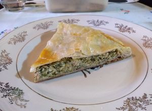 Foto principal de Tarta de jamón, espinacas, coliflor y ricota