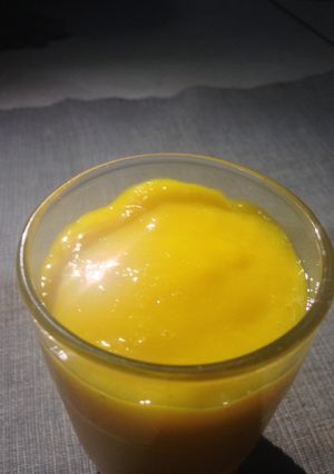 A picture of Mango milk shake.