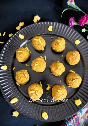 A picture of Sweet Corn Laddu.