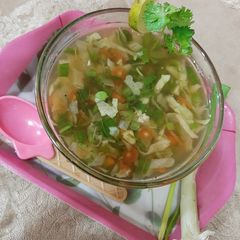 A picture of Veg Clear Soup.