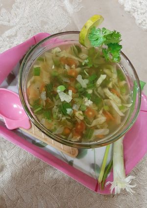 A picture of Veg Clear Soup.
