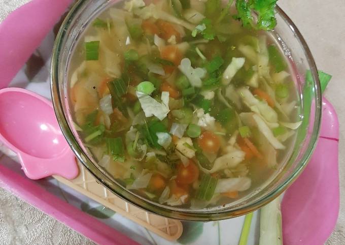 Recipe of Favorite Veg Clear Soup