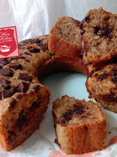 Foto resep Chunky Choco Banana Cake
