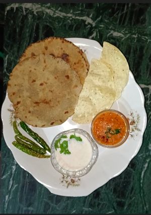 A picture of Traditional Bajra-Tomato Jugalbandi.