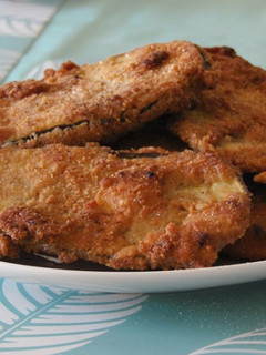 Una foto de Milanesas de berenjena