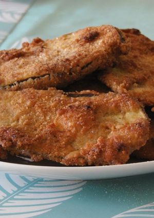Una foto de Milanesas de berenjena