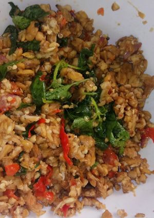 Foto resep Tempe bejek sambel kemanggi
