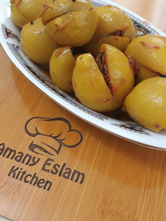 صورة لوصفة ليمون مخلل بالعصفر وحبة البركة السريع 🍋🍋