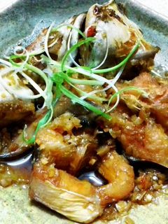 Hình của món Cá Lăng Kho Gừng Sả.