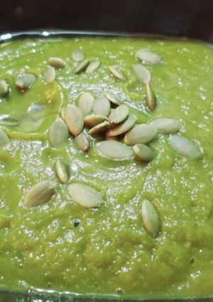 Una foto de Papilla de verduras!