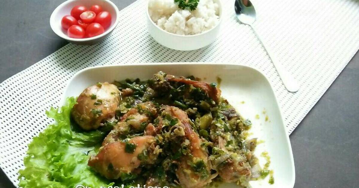 Resep Ayam Cabe Ijo ala Padang oleh Nur Sabatiana - Cookpad