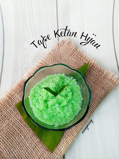 Foto resep Tape ketan hijau