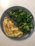 Omelet with Crème Fraîche and Swiss Cheese