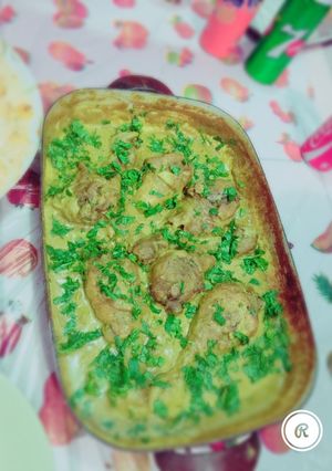 صورة لوصفة دجاج بللبن