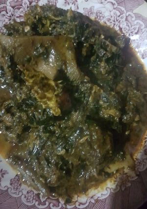 A picture of Black soup.