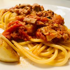 A picture of Spicy Tuna Spaghetti.