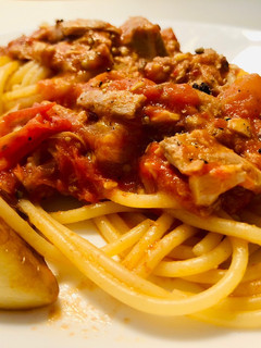 A picture of Spicy Tuna Spaghetti.