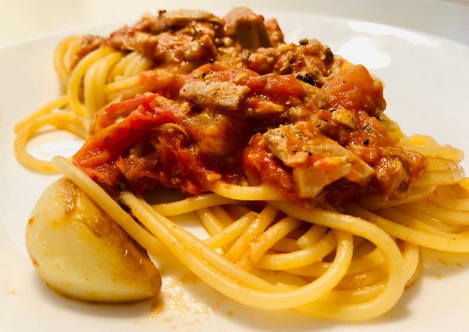 Spicy Tuna Spaghetti