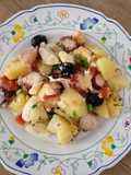 Ensalada campera con pulpo