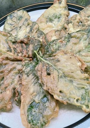 Foto resep Peyek Bayam