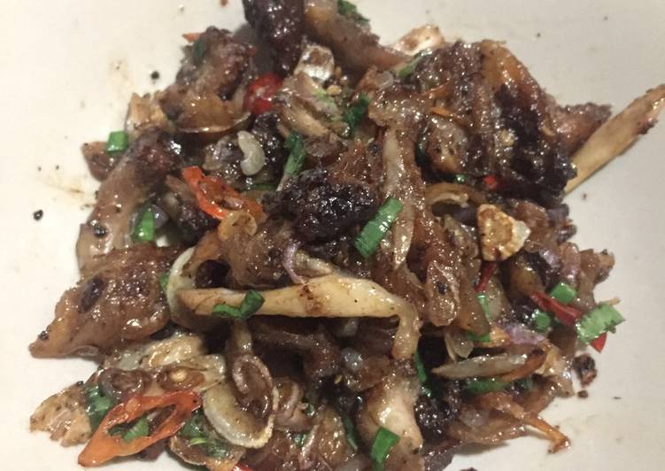 Ayam Suwir Saus Tiram