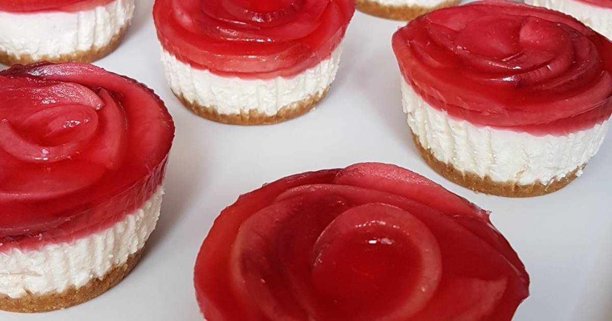 Ricetta Mini Cheesecake Allo Yogurt E Peschenoci Di Laura Cicutto Cookpad