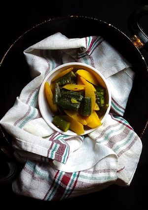 ভেন্ডি আলু তরকারি (bhendi aloo tarkari recipe in bengali) রেসিপির প্রধান ছবি
