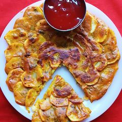 A picture of Potato Fritters - In a Unique Way.