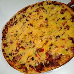 A picture of Homemade pizza.