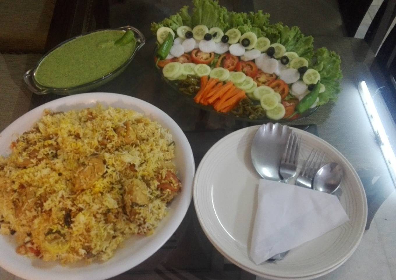 Chicken biryani #Kokab&Cookpad