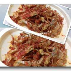 รูปของ Balado ikan teri tawar..