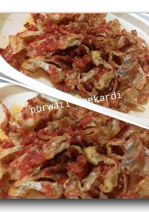 Foto resep Balado ikan teri tawar..