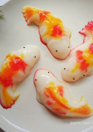 Foto resep Puding ikan koi
