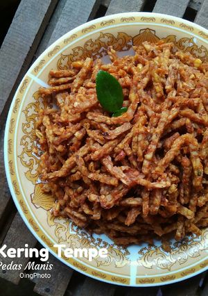 Foto resep Kering tempe pedas manis