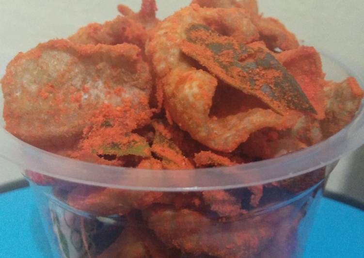 Keripik Kulit Ayam Tanpa Tepung[DEBM]