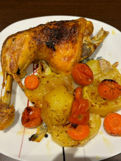 Una foto de Pollo al horno