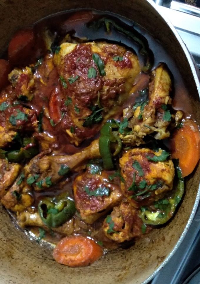 عکسی از دستور یه خورشت مرغ خوشمزه