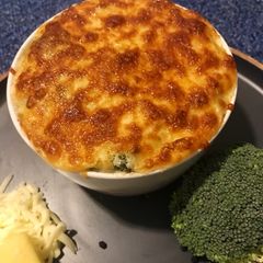 A picture of Cheesy Broccoli Casserole.