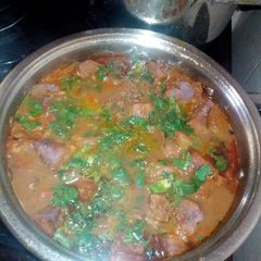 A picture of Arrowroot curry.