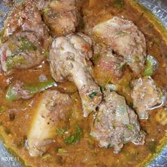 A picture of Simple chicken salan.
