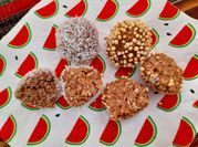 Una foto de repostería con quinoa