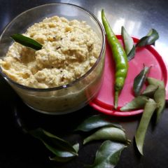 A picture of Raw tomato chutney.