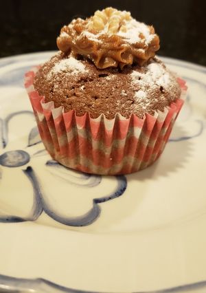 Una foto de Muffins de cacao y nuez