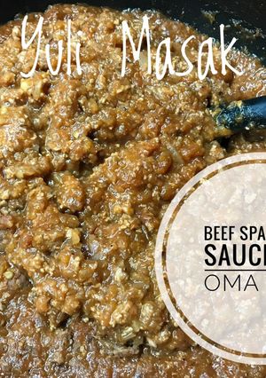 Foto resep Beef Spaghetty Sauce ala Oma Yuli #KitaBerbagi